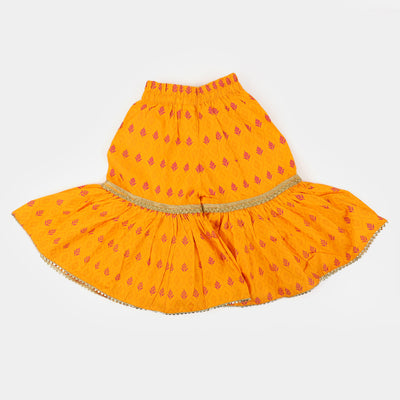 Infant Girls Fancy Suit Blooming S2 - Citrus