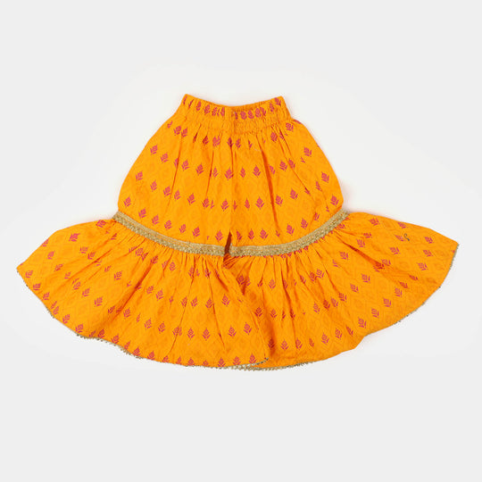 Infant Girls Fancy Suit Blooming S2 - Citrus