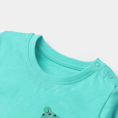 Infant Boys Cotton T-Shirt Morning Mood - Blue