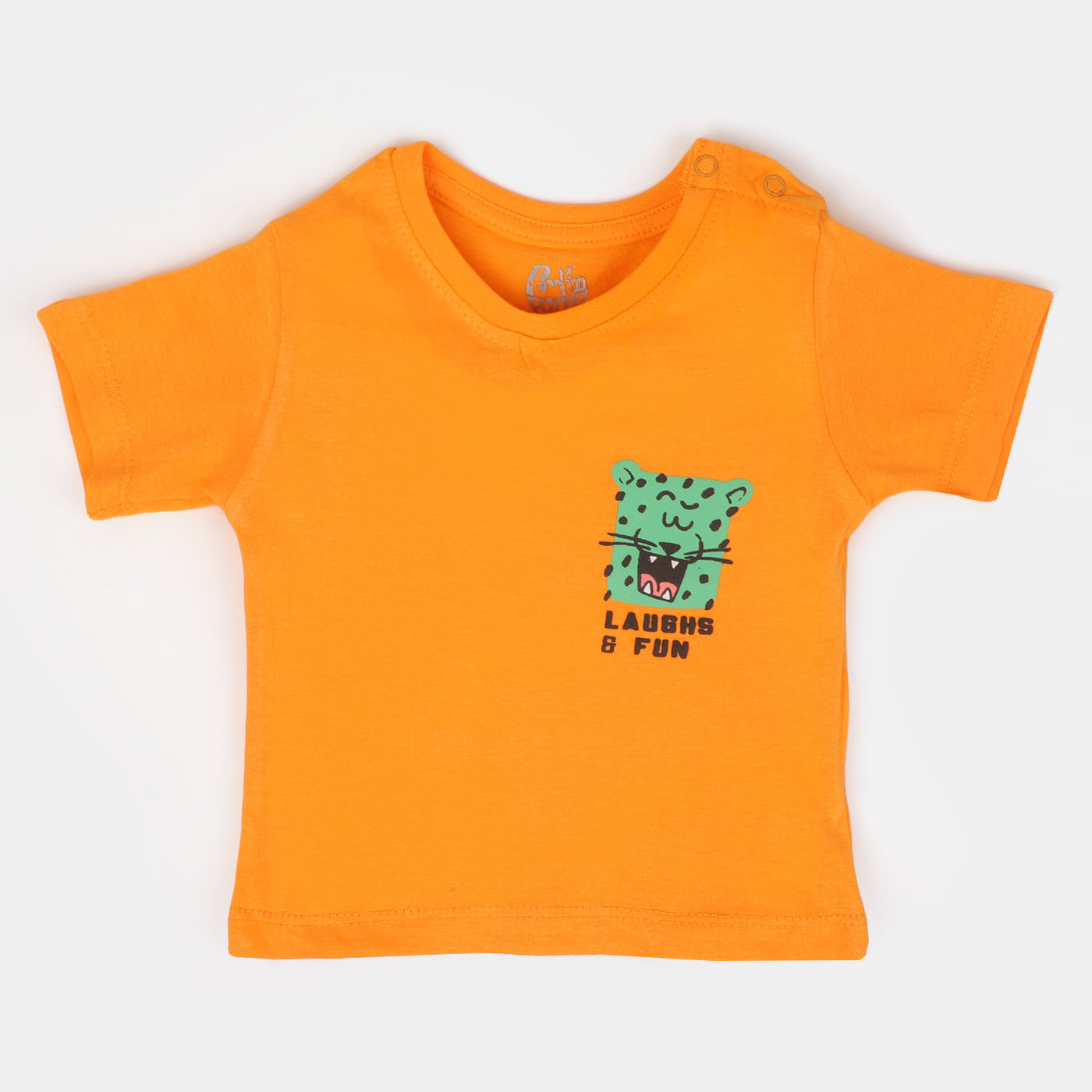 Infant Boys Cotton T-Shirt Morning Mood - Orange