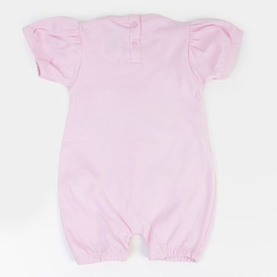 Infant Girls Knitted Romper Mummy Best - Pink