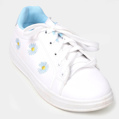 Teens Girls Sneakers Shoes SK IS-1 - White/Blue