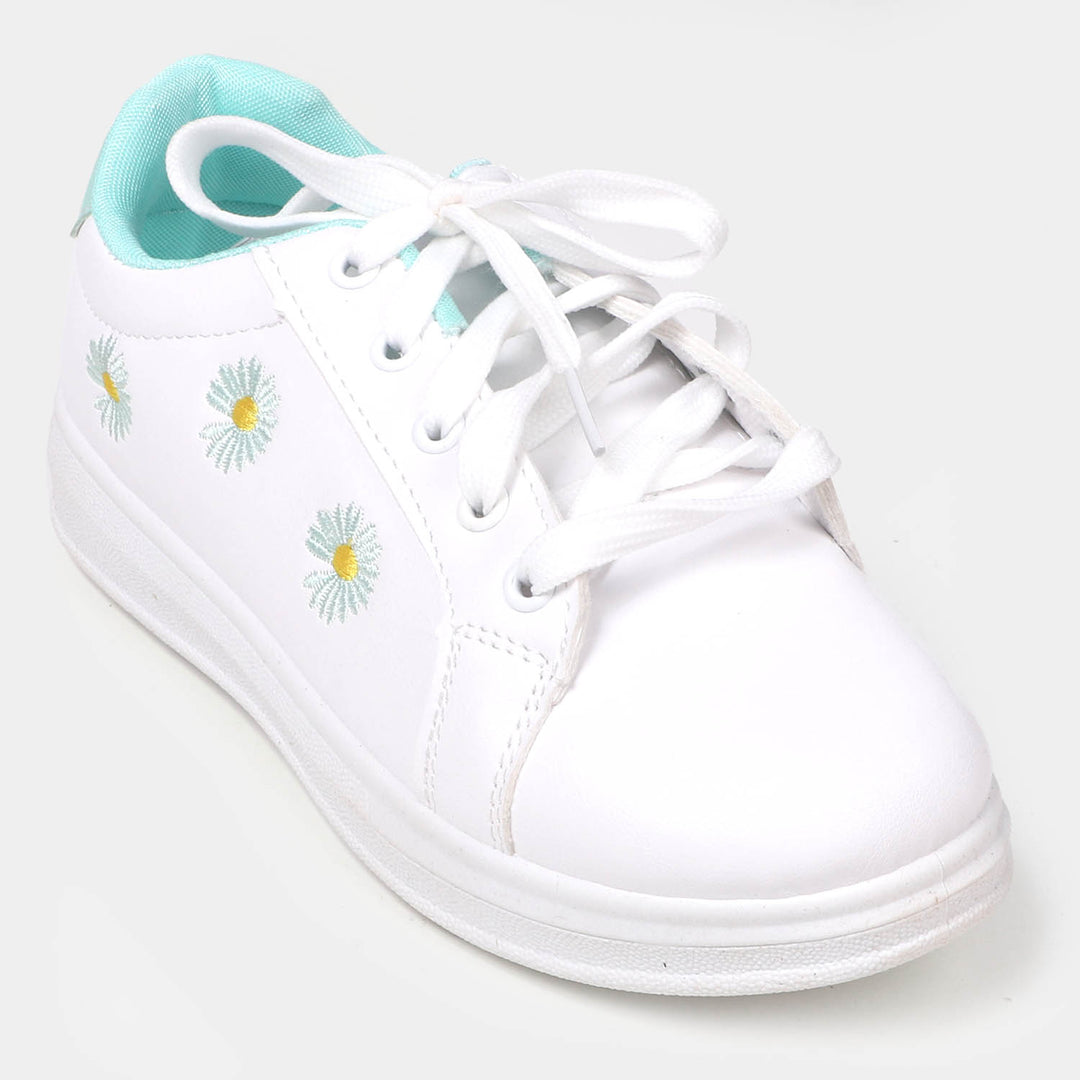 Teens Girls Sneakers Shoes SK IS-1 - White/Green