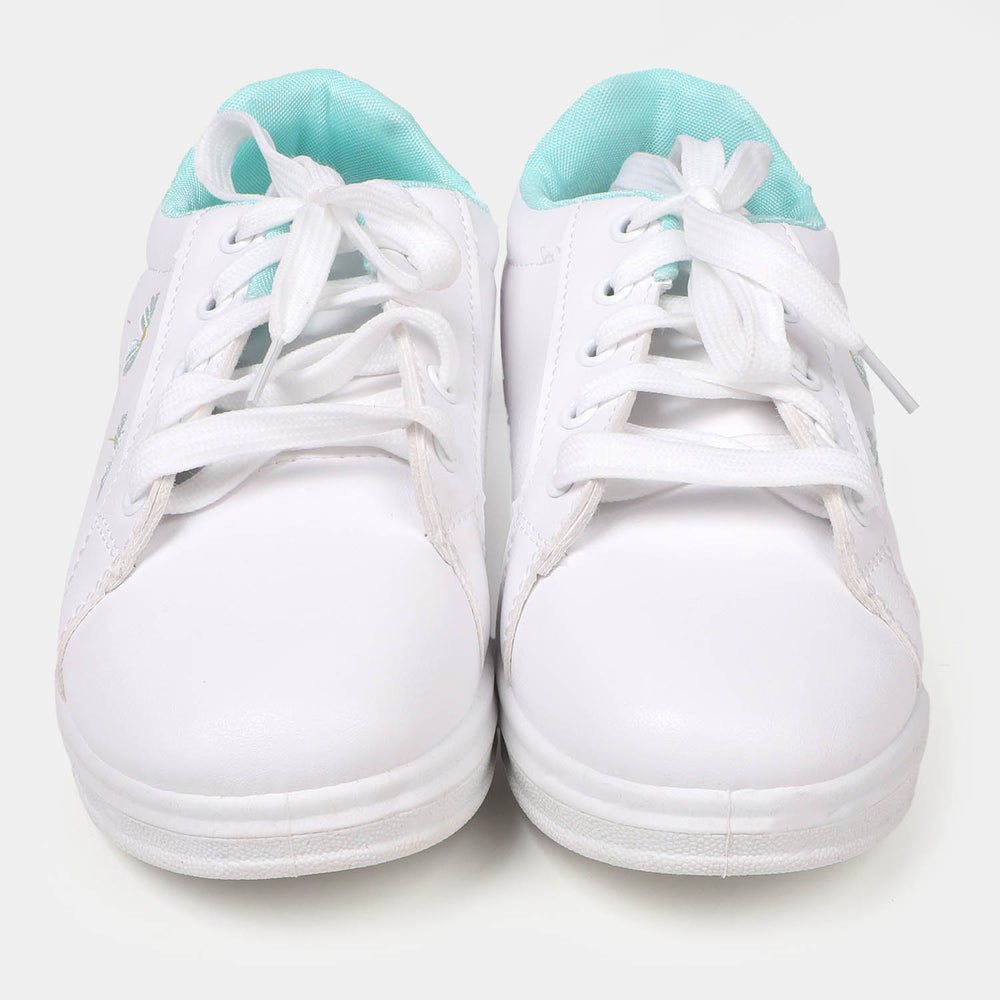 Teens Girls Sneakers Shoes SK IS-1 - White/Green