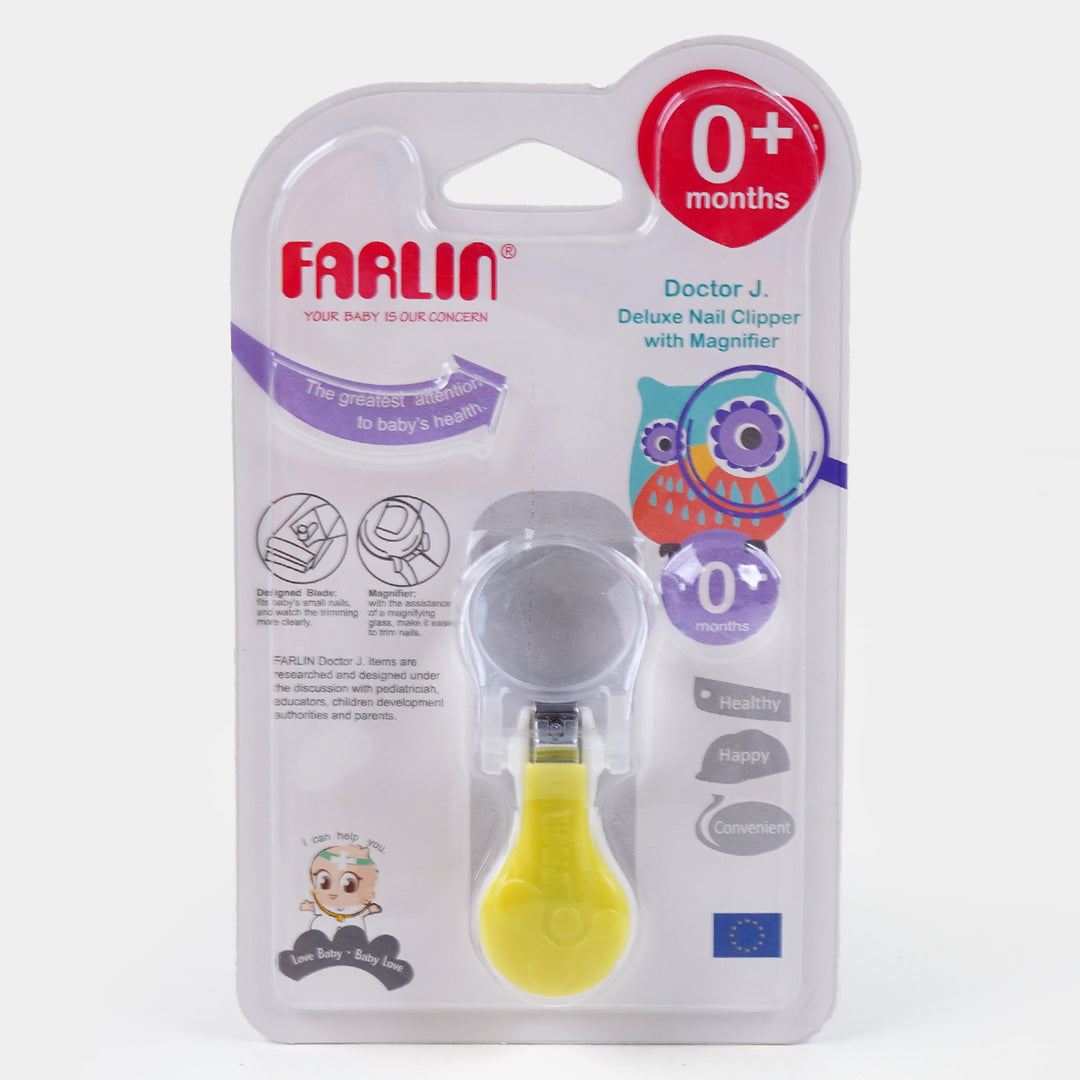 Farlin Deluxe Nail Clipper With Magnifier