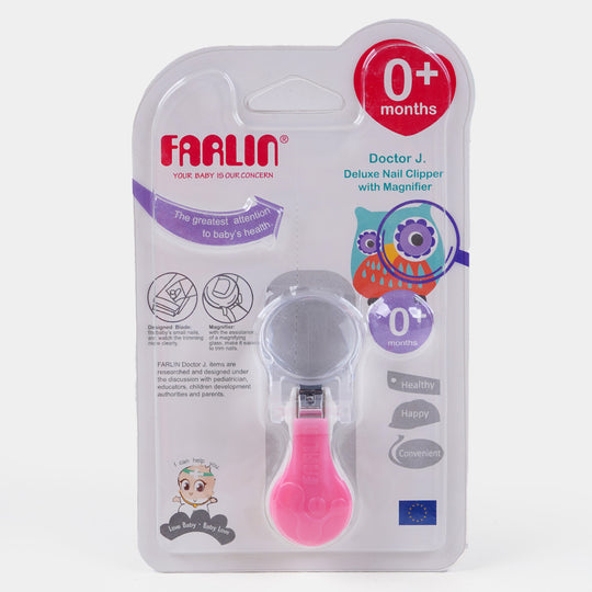 Farlin Deluxe Nail Clipper With Magnifier