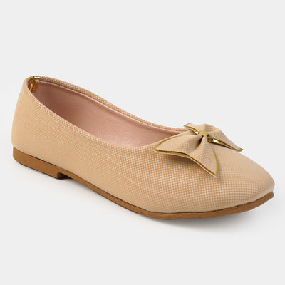 Girls Pumps PP 640-39-BEIGE