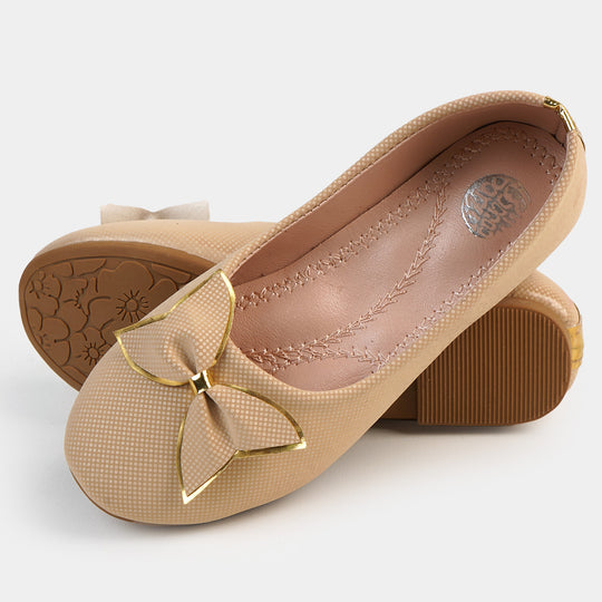 Girls Pumps PP 640-39-BEIGE