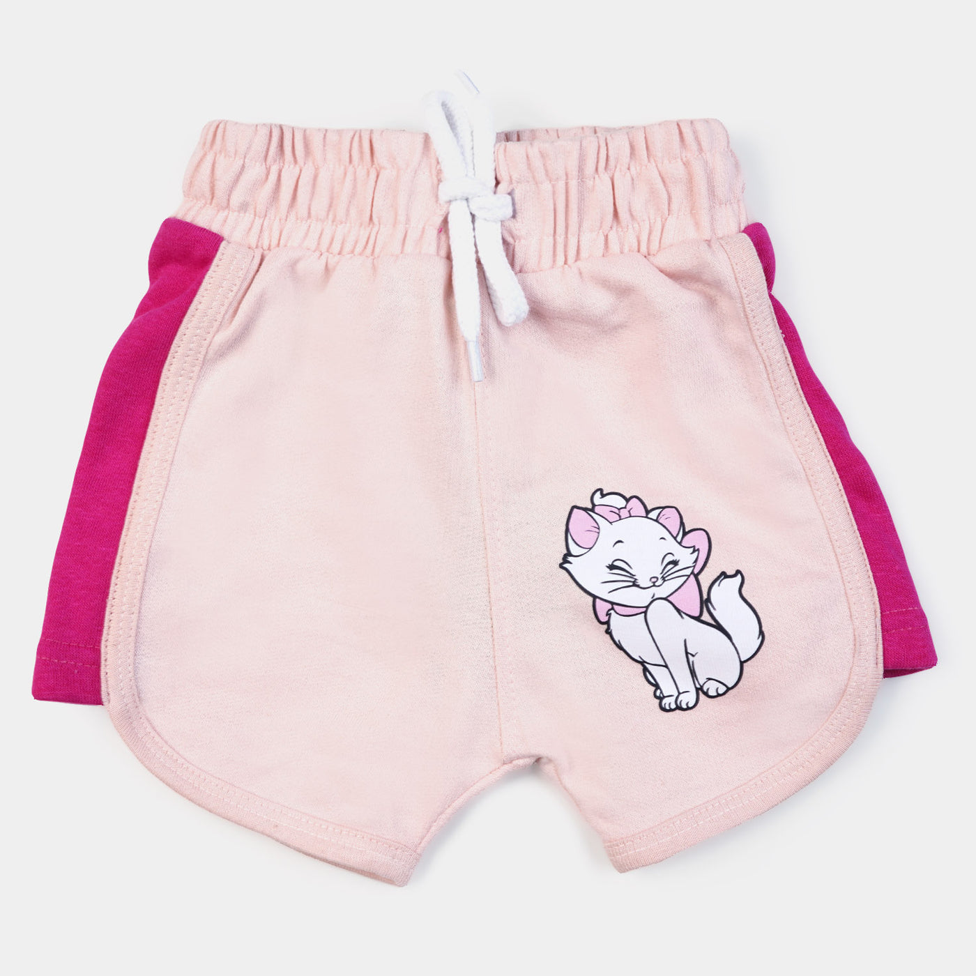 Infant Girls Knitted Short Marie Cat | Peach