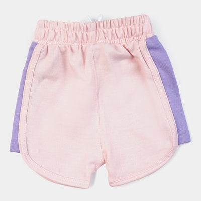 Infant Girls Knitted Short Scallop