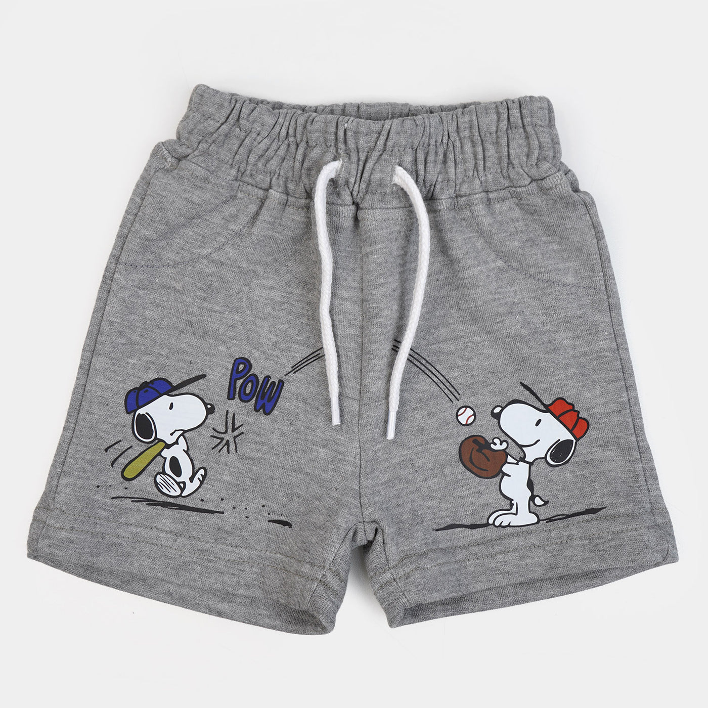 Infant Boys Cotton Terry Short - Grey