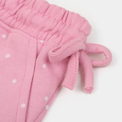 Girls Cotton Short Character - Baby Pink