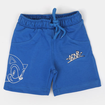 Infant Boys Knitted Character Short - Blue