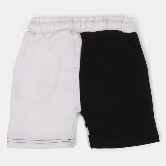 Boys Knitted Short Super Hero - BLACK