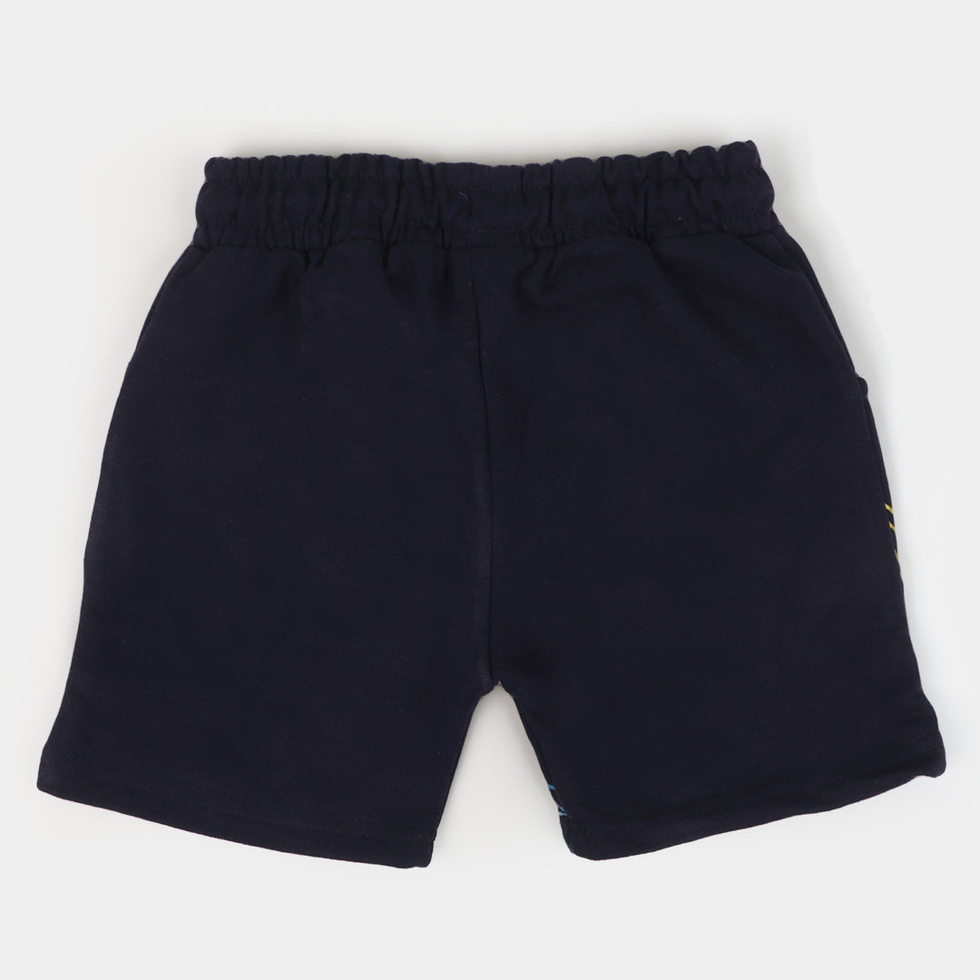 Girls Cotton Short Space Jam - NAVY