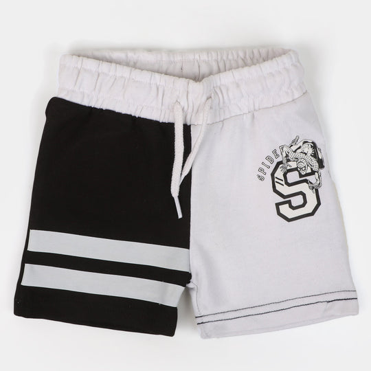 Infant Boys Knitted Short Character- Black/White