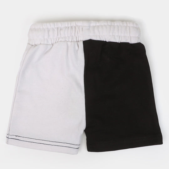 Infant Boys Knitted Short Character- Black/White