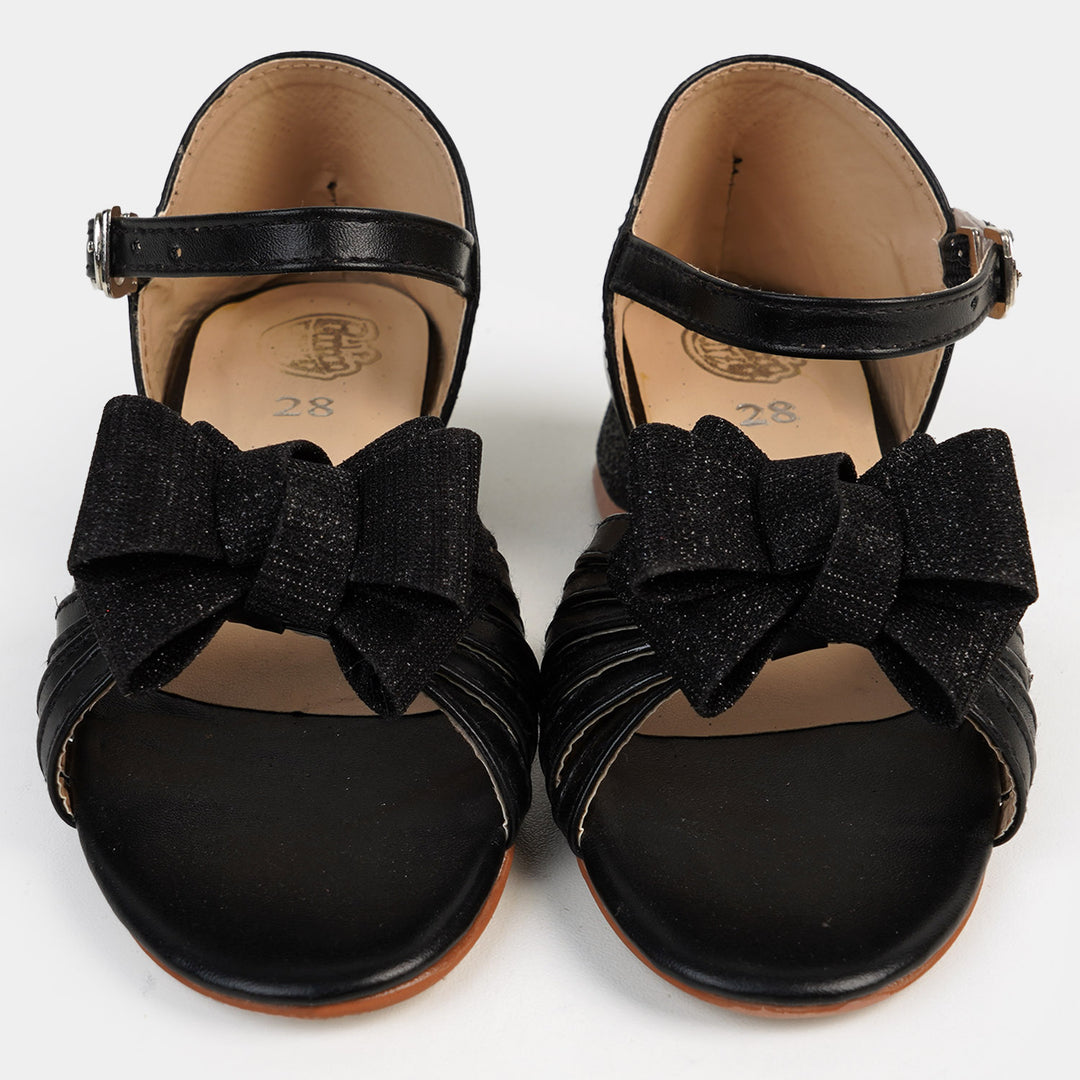 Girls Sandal Heels 325-BLACK