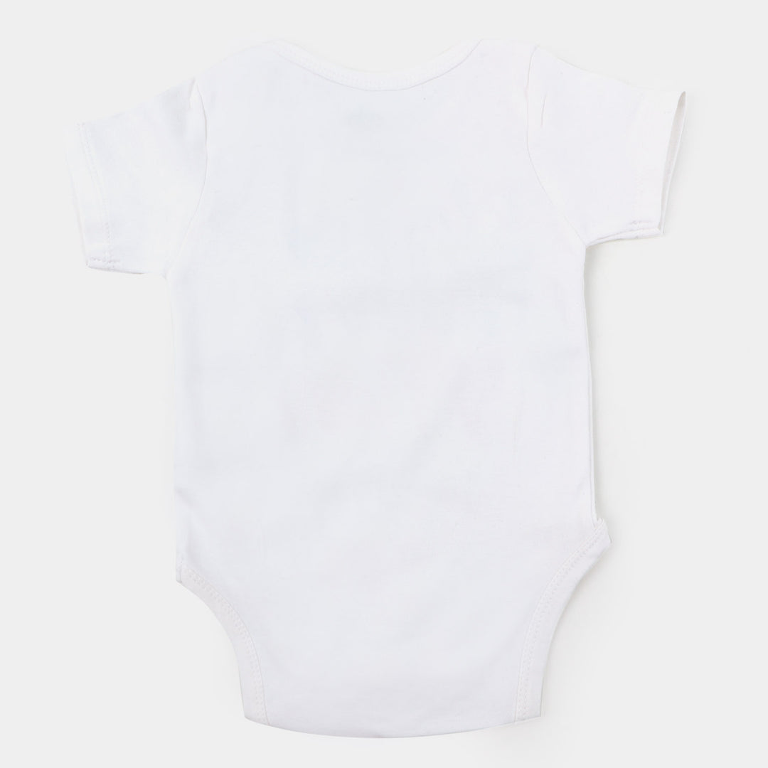 Infant Unisex Romper Character | White