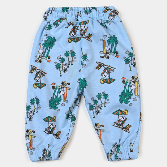 Infant Girls Terry Pajama Character On Beach