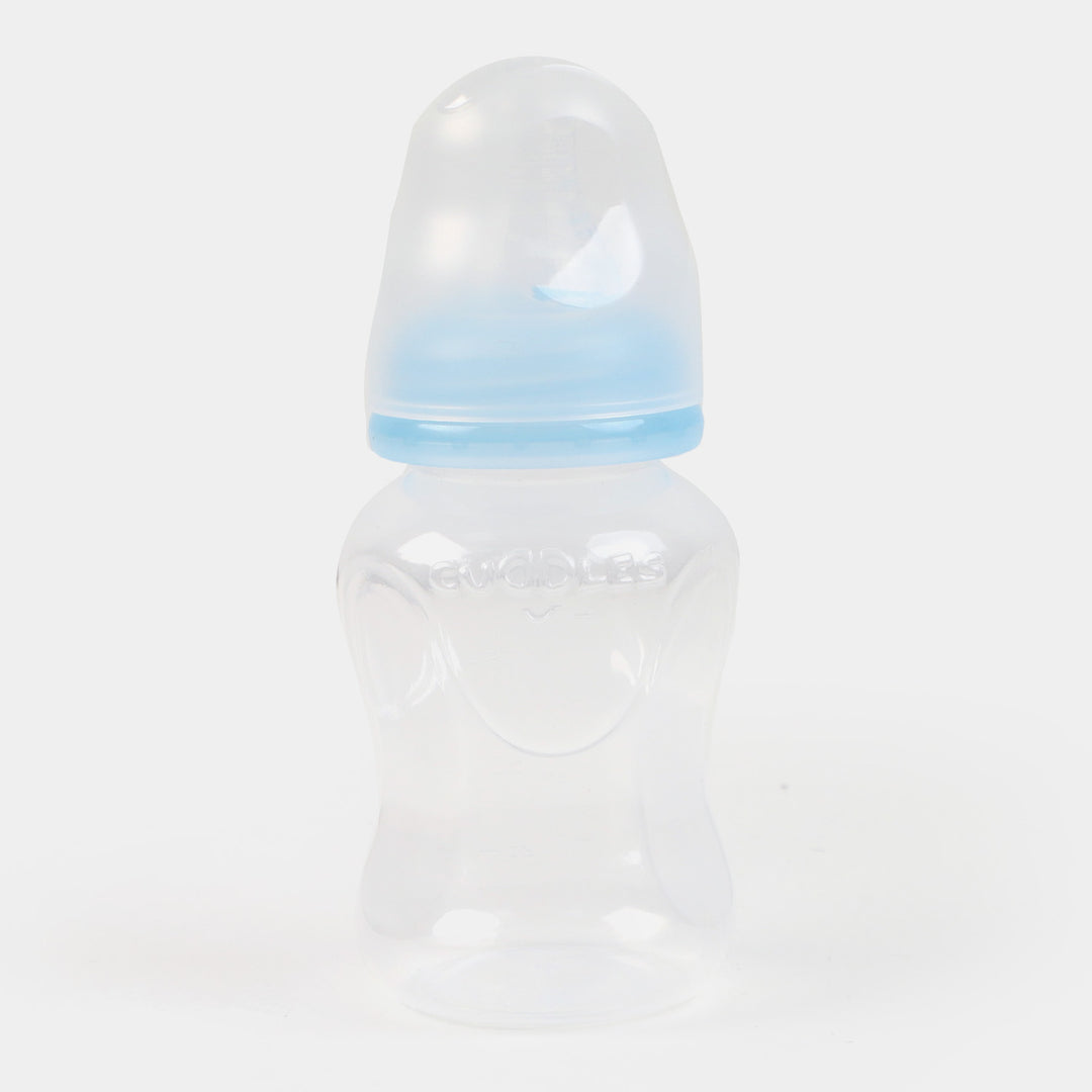 Cuddles Feeding Bottle Basic 125ML - Blue