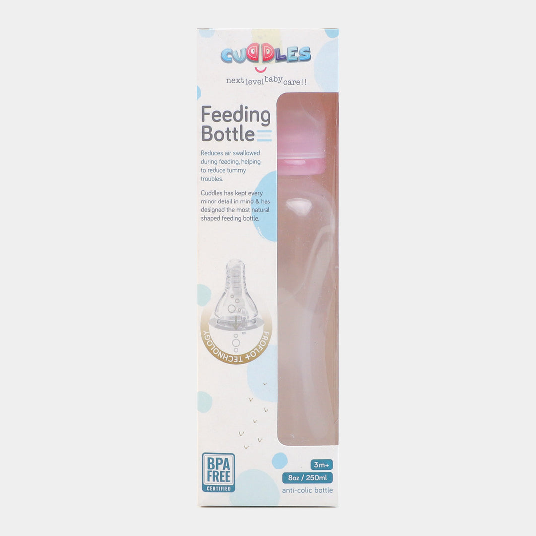 Cuddles Feeding Bottle 250ML - Pink