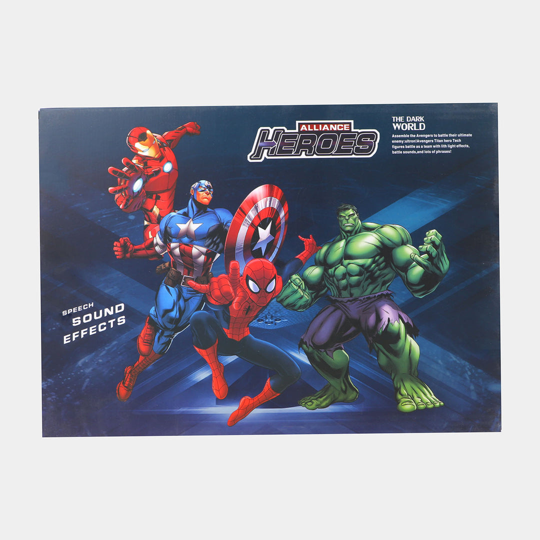 Action Hero Figure Play Set For Kids