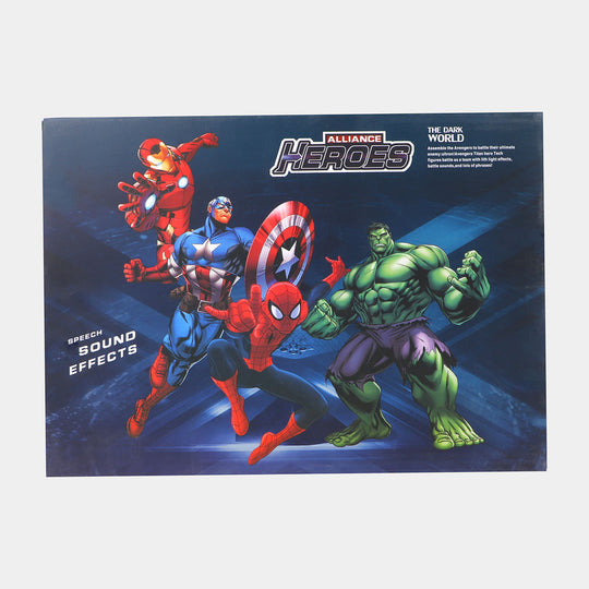 Action Hero Figure Play Set For Kids