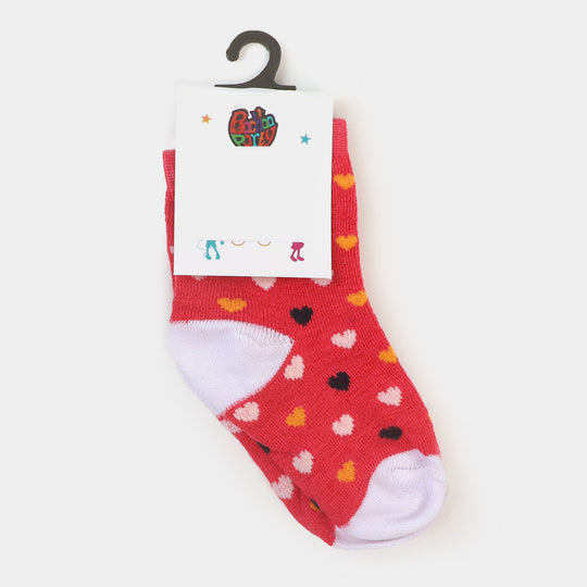 Infant Girls Socks I Love Dad