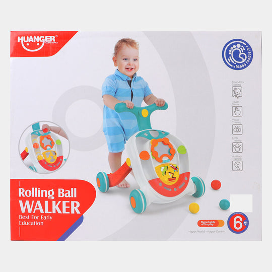 Baby Rolling Ball Walker With Light & Music
