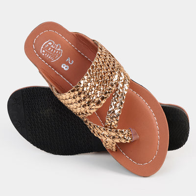 Girls Slipper SL-5-Champagne