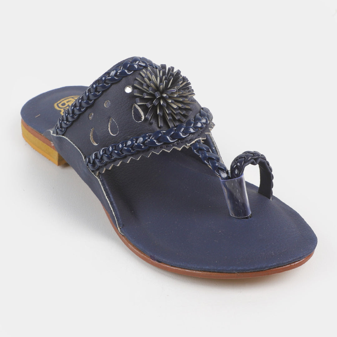 Girls Slipper  SL-2 - NAVY