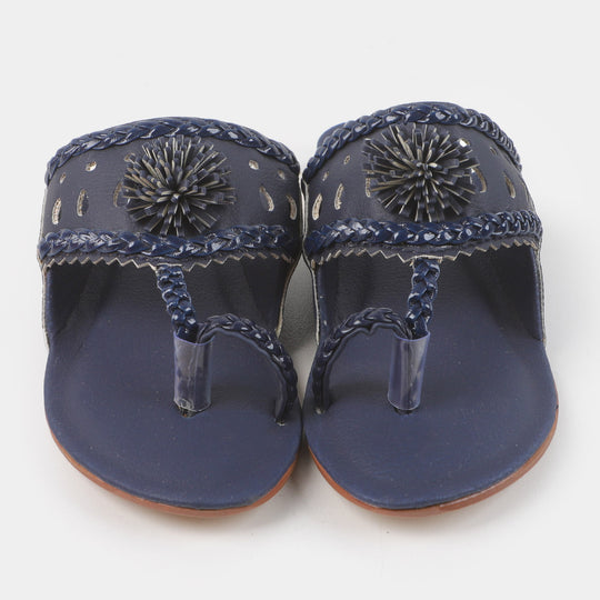 Girls Slipper  SL-2 - NAVY