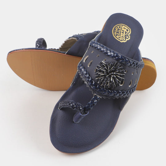 Girls Slipper  SL-2 - NAVY