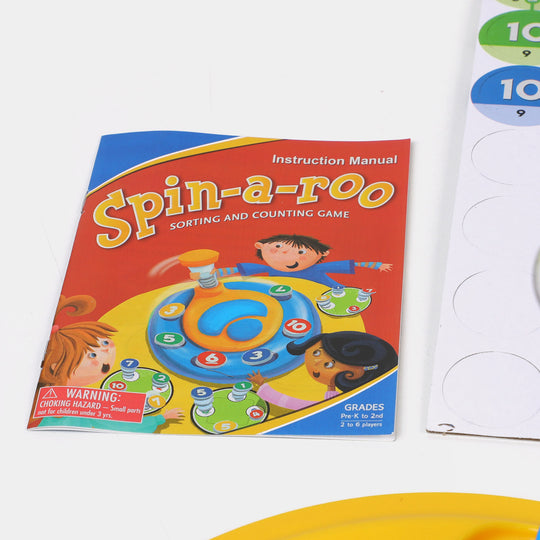 Spin-A-Roo Sorting And Counting Game