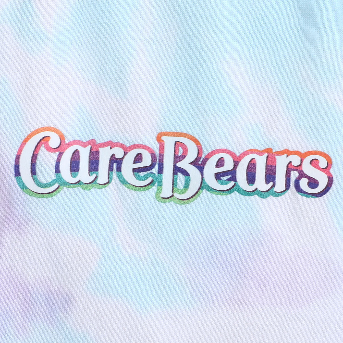Girls Cotton 2PCs Suit Care Bears - Tie Dye
