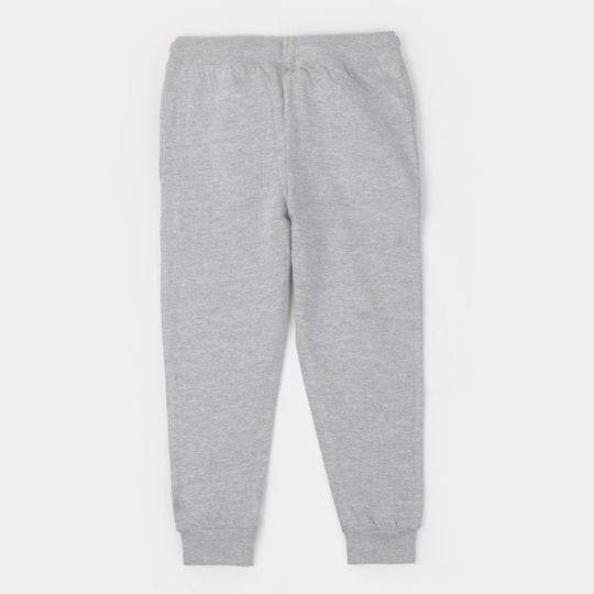 Boys Cotton 2PCs Suit Bone - Grey