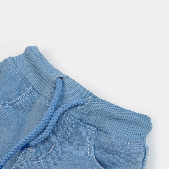 Infant Boys Denim Short Lets Go | Ice Blue