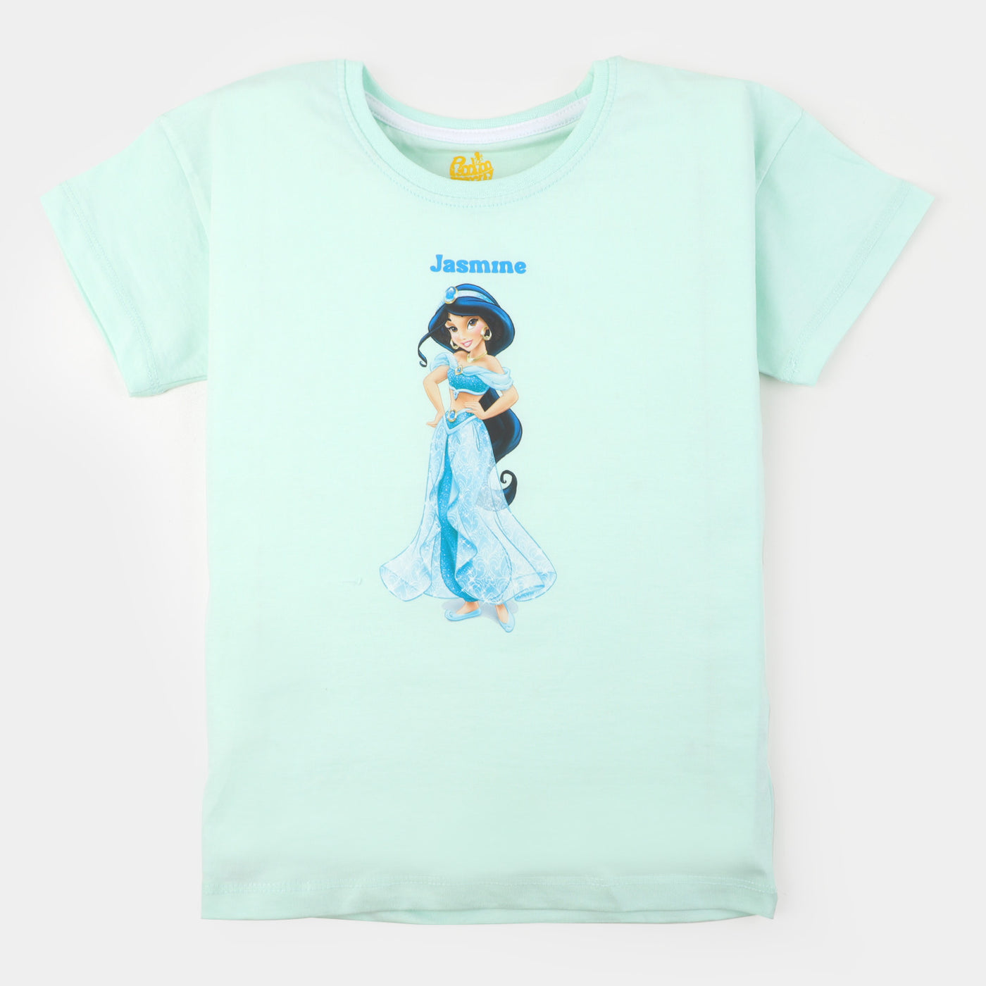 Girls Cotton T-Shirt Jasmine | Sky Blue