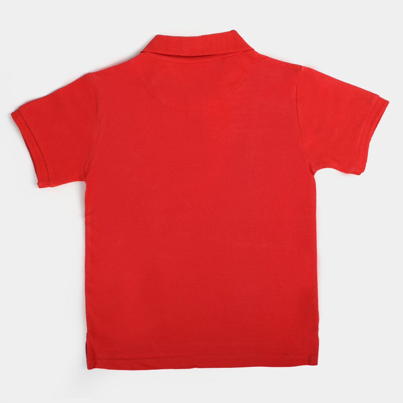 Boys Cotton Polo Basic - Red