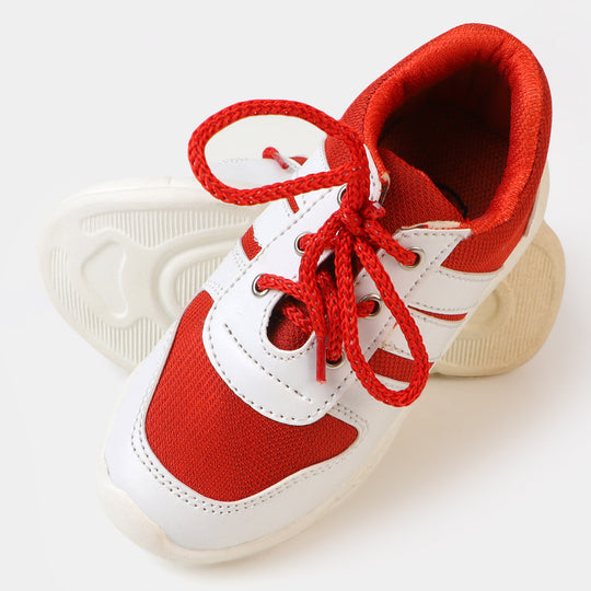 Girls Joggers JG-20 - Red/White