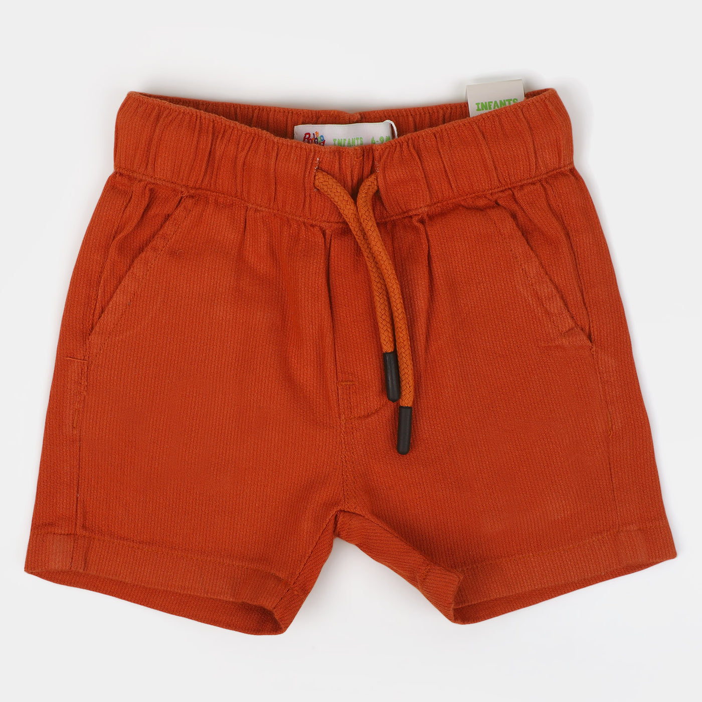 Infant Boys Cotton Short Elastic - Light Brown