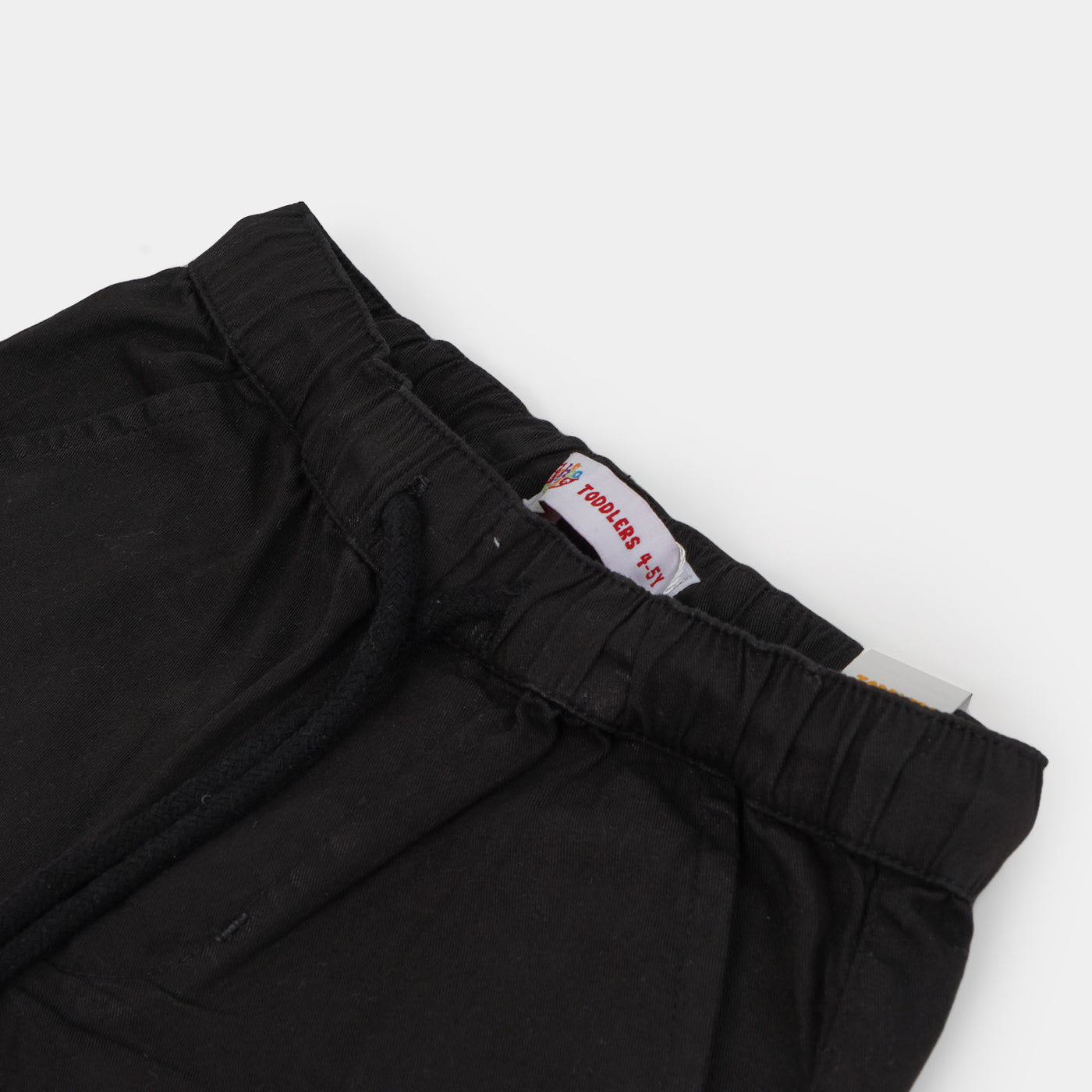 Boys Cotton Short Elastic - BLACK