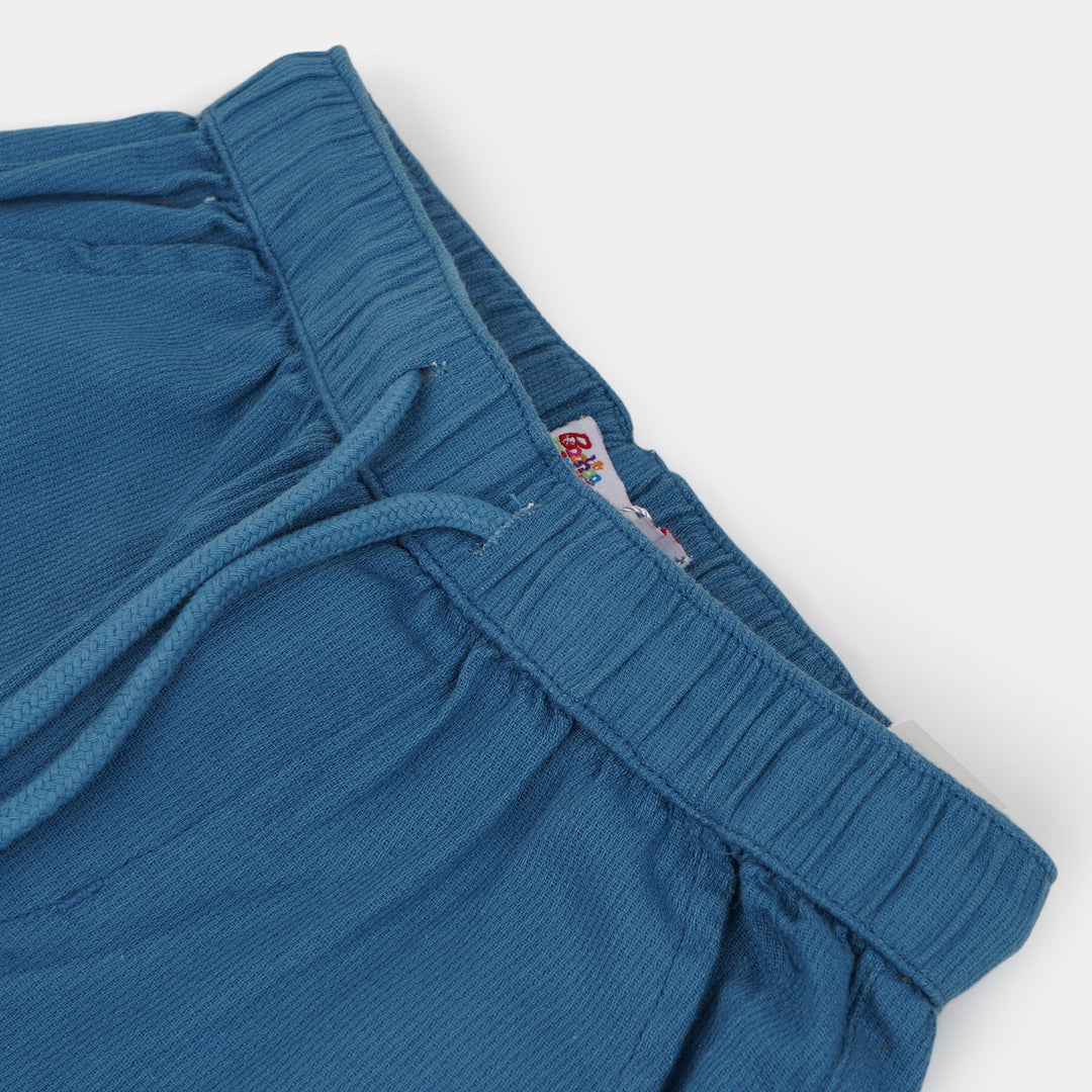 Boys Cotton Short Elastic - BLUE