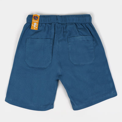 Boys Cotton Short Elastic - BLUE