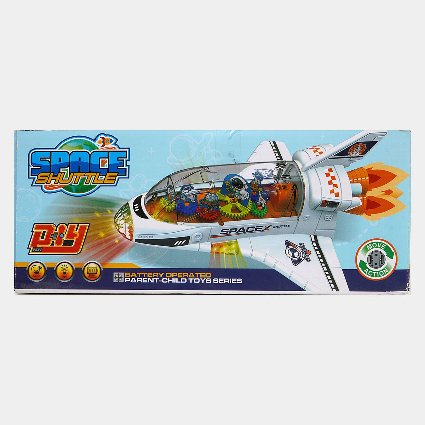 Space Plane Light & Musical Toy For Kids