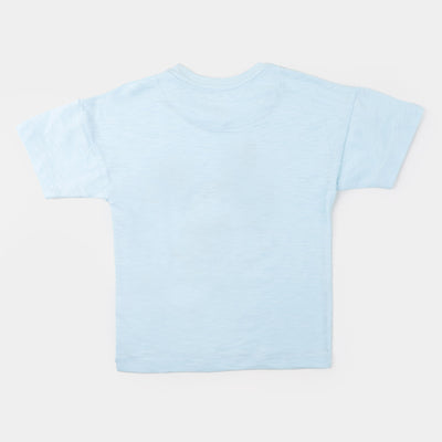 Girls Cotton T-Shirt Peanuts - Light Blue