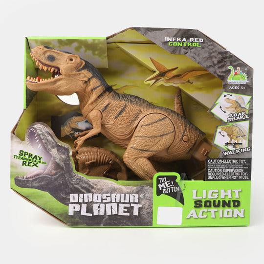 Remote Control Dinosaur Toy with Walking, Simulated Roaring
