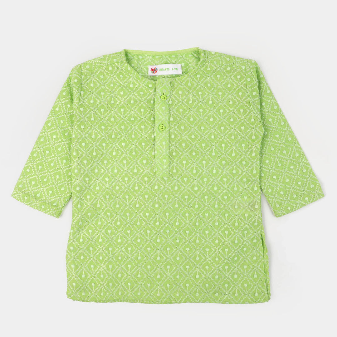 Infant Boys Chicken Kurta | Pista Green