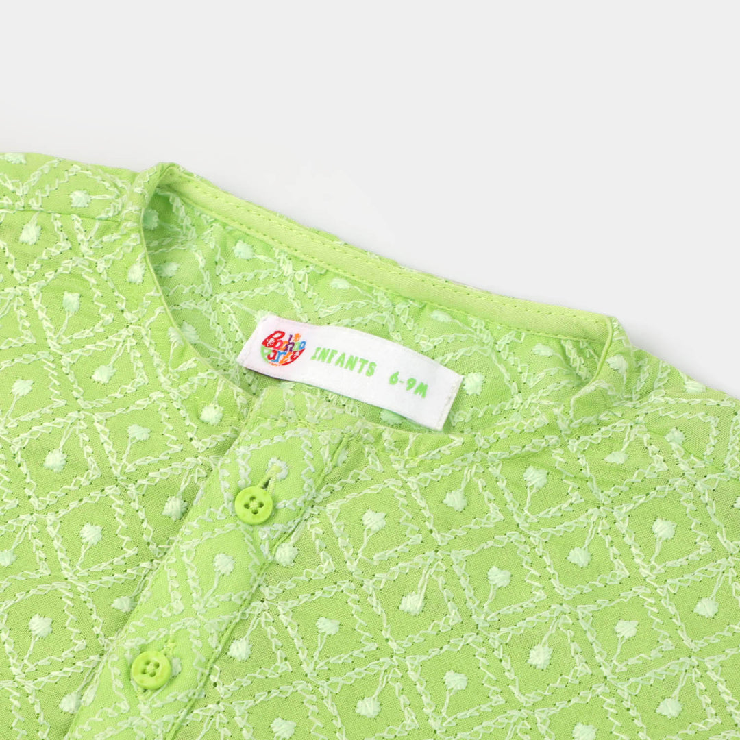 Infant Boys Chicken Kurta | Pista Green